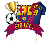 Topper FC Barcelona DUŻY Sto Lat 1szt.
