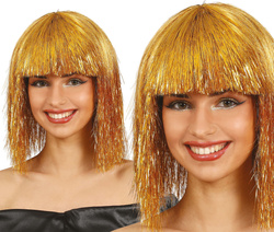 Peruka ZŁOTA Włosy Anioł Karnawał Sylwester Bal