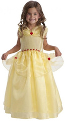 Kostium Strój Żółta Baśniowa Księżniczka 110/120cm