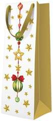 Torba Prezentowa Świąteczna na Wino 12x10x37cm