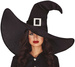 Czarny Kapelusz Czarodzieja Czarownicy Wiedźmy Bal