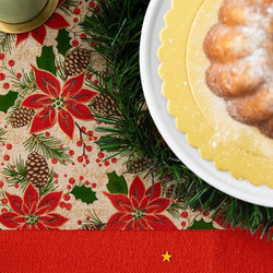 BIEŻNIK na Stół GWIAZDA BETLEJEMSKA 28x275cm