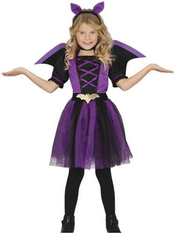 Kostium Strój Fioletowa Nietoperzyca, 7-9 lat