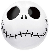 Balon foliowy Czaszka Halloween 45 cm
