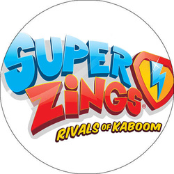 Opłatek tortowy 29 cm, Super Zings 1 szt.