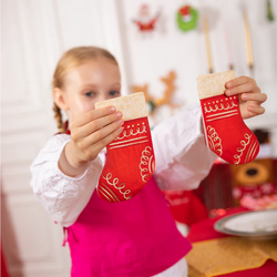 Serwetki Świąteczne SKARPETKI 20,6x33cm 10szt.