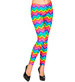 Spodnie LEGGINSY Kolorowe Neon Disco Lata 90 S/M