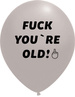 Balony pastelowe Fuck You're Old! 14 cali, 1 szt.