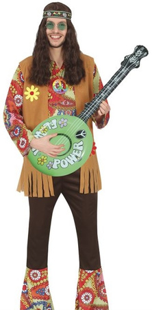 Dmuchana Gitara BANJO Ukulele Hipis Flower Power