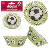 Papilotki Foremki do Muffinek PIŁKA NOŻNA 25szt.