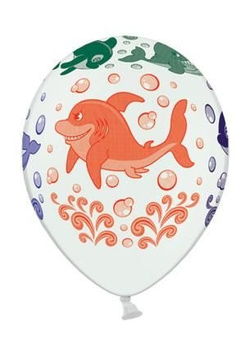 Balony 14" Pastel White Ocean 5 szt.