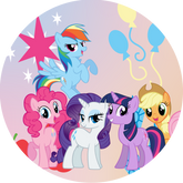 Opłatek tortowy 14 cm, 1 szt. My Little Pony