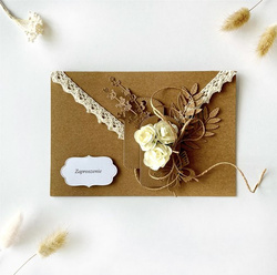 KORONKA BAWEŁNIANA Samoprzylepna ECRU 1,8m