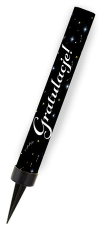 Fontanna Tortowa BIAŁY NAPIS Gratulacje 1szt.