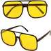 Okulary Przeciwsłoneczne ŻÓŁTE Disco