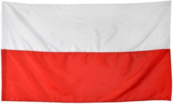 Flaga narodowa Polski Biało Czerwona 110x68cm