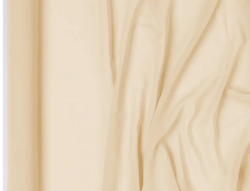 Bieżnik szyfonowy, kremowy, 0,48x5 m