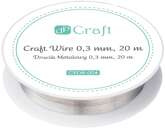 Drucik Metalowy Florystyczny Srebrny 0,3mm 20m