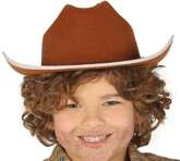 KAPELUSZ Brązowy KOWBOJSKI Szeryfa Western