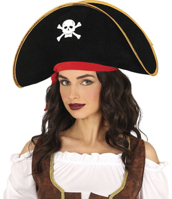 Kapelusz Czapka PIRATA Piracki Korsarz Czaszka