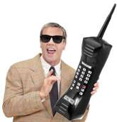Dmuchany Komórka Mega Telefon Lata 80 90, 77cm