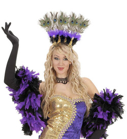 Czarny Naszyjnik Choker Ozdobny Lata 20 Wiedźma