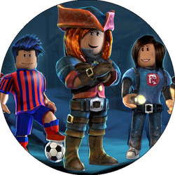 Opłatek tortowy 29 cm, Roblox 1 szt.