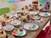 Talerzyki papierowe Sparkling Balloons 23 cm 8szt.