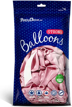 Balony St. 12cm (5") Metallic Candy Pink, 100szt.