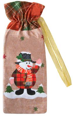 Torebki na prezenty z materiału 12x33cm 1szt.