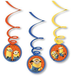 Świderki dekoracyjne Minionki, 3 szt.