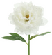 Sztuczny Kwiat - Biała Piwonia, 35 cm