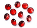 Diamentowe konfetti 20 mm, bordo, 10 szt.