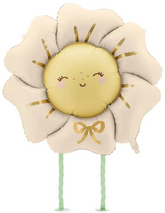 Balon Foliowy Chodzący KWIATEK z Nóżkami 104x104cm