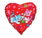 Balon foliowy 18" "Słodkie kotki", 1 szt.