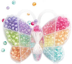 Zestaw Koralików Wyrobu Biżuterii MOTYL Akcesoria