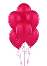 Balony pastelowe 12 cali, 25 szt., ciemny róż