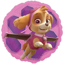 Balon foliowy Psi Patrol Skye&Everest 43cm, 1 szt.