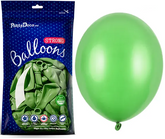 Balony St. 12cm (5") Metallic Bright Green 100szt.