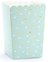 Pudełka na popcorn, mix, 7x7x12,5cm, 6 szt.