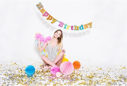 Kula Bibułowa Błękitny 10 cm, 1 szt.