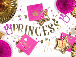 Talerzyki Gwiazdka, złoty, 18 cm, 6 szt.