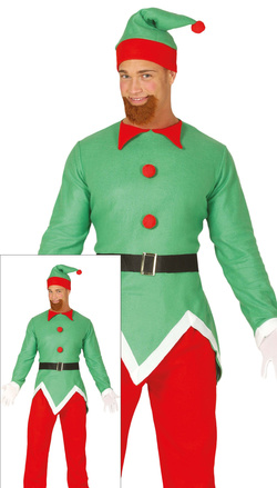 Strój Kostium Przebranie ELF Elfa Skrzata, L