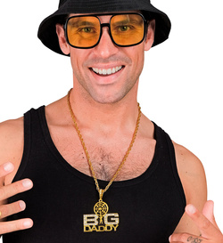 Naszyjnik Wisiorek Złota Zawieszka BIG DADDY Rap