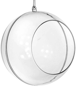 Kula akrylowa z otworem 5szt. 10cm