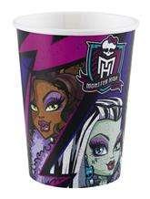 Kubeczki Monster High 2, 266 ml, 8 szt.