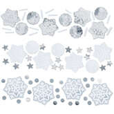 Konfetti Boże Narodzenie Śnieżynki 34 g , 1 op.