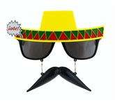 Okulary Meksykanin z wąsami, 1 szt.