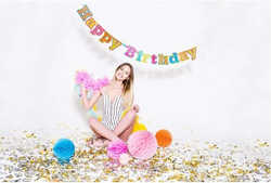 Kula Bibułowa Błękitny 10 cm, 1 szt.