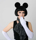 Opaska Czarne Uszy Myszki Miki Minnie Mickey Strój